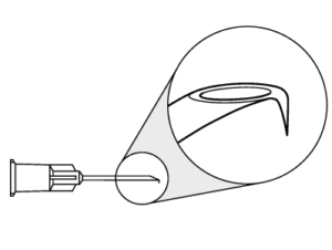 Œillet en PVC, ovale, 6/27 mm, Thermoscellage RF